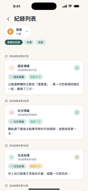 歷史紀錄
